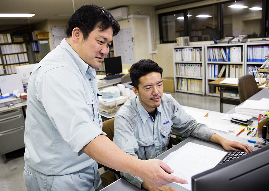 平面の図面を、“具現化”していく